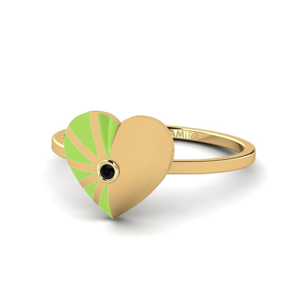 Schwarzer Diamant Ring Daylight