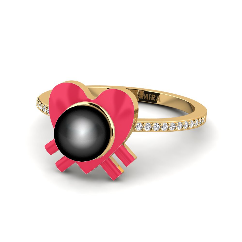 18ct Yellow Gold Ring Enamorado