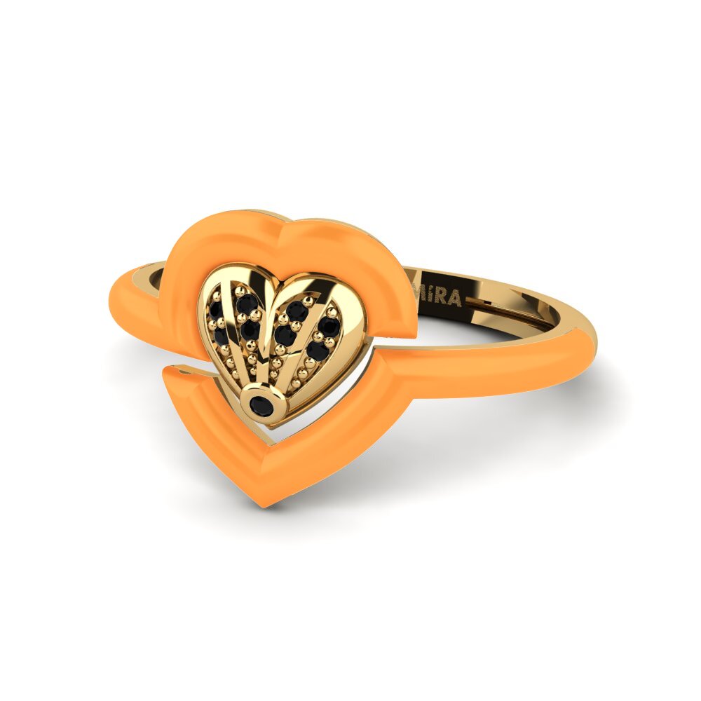Schwarzer Saphir Ring Enthusiasm