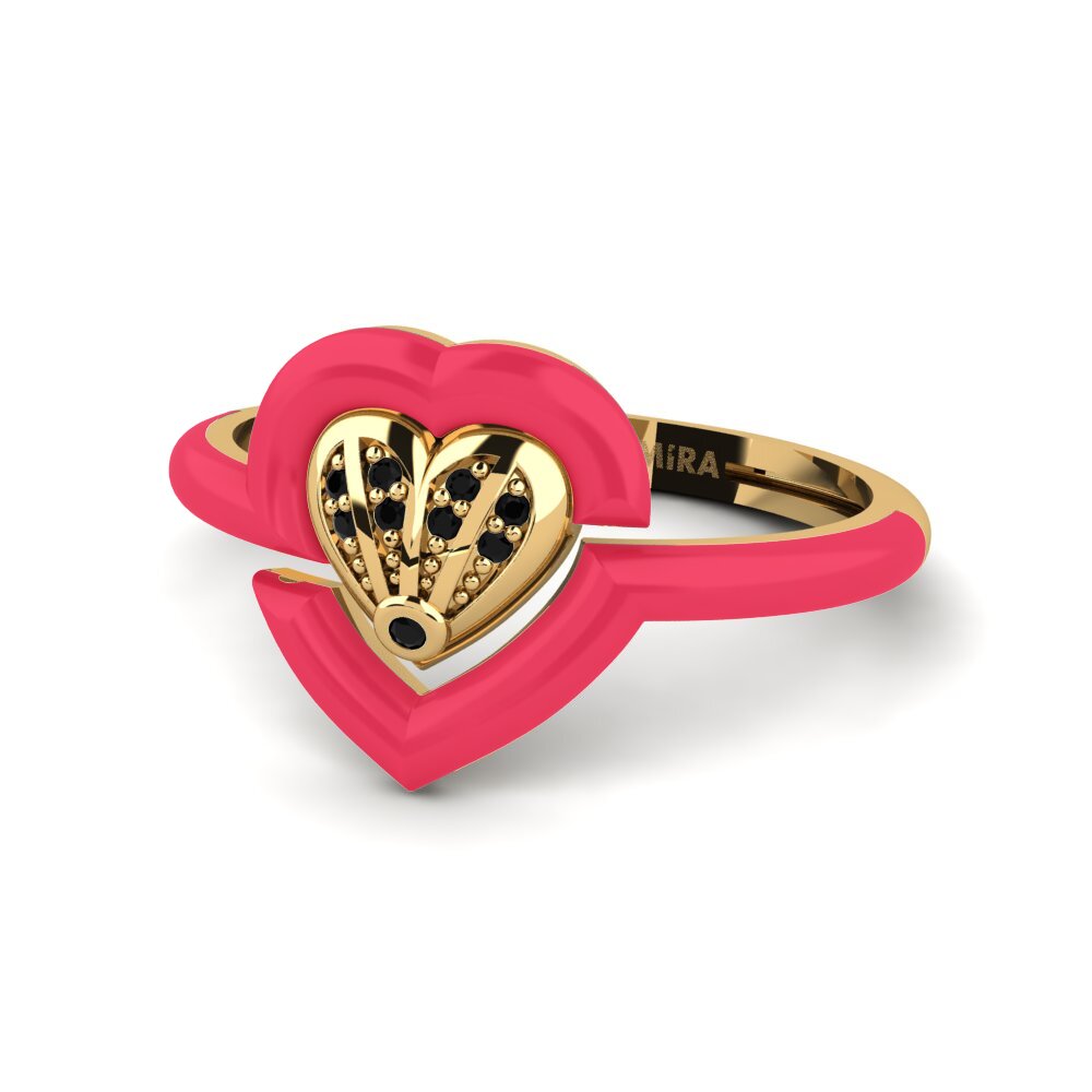 Schwarzer Saphir Ring Enthusiasm