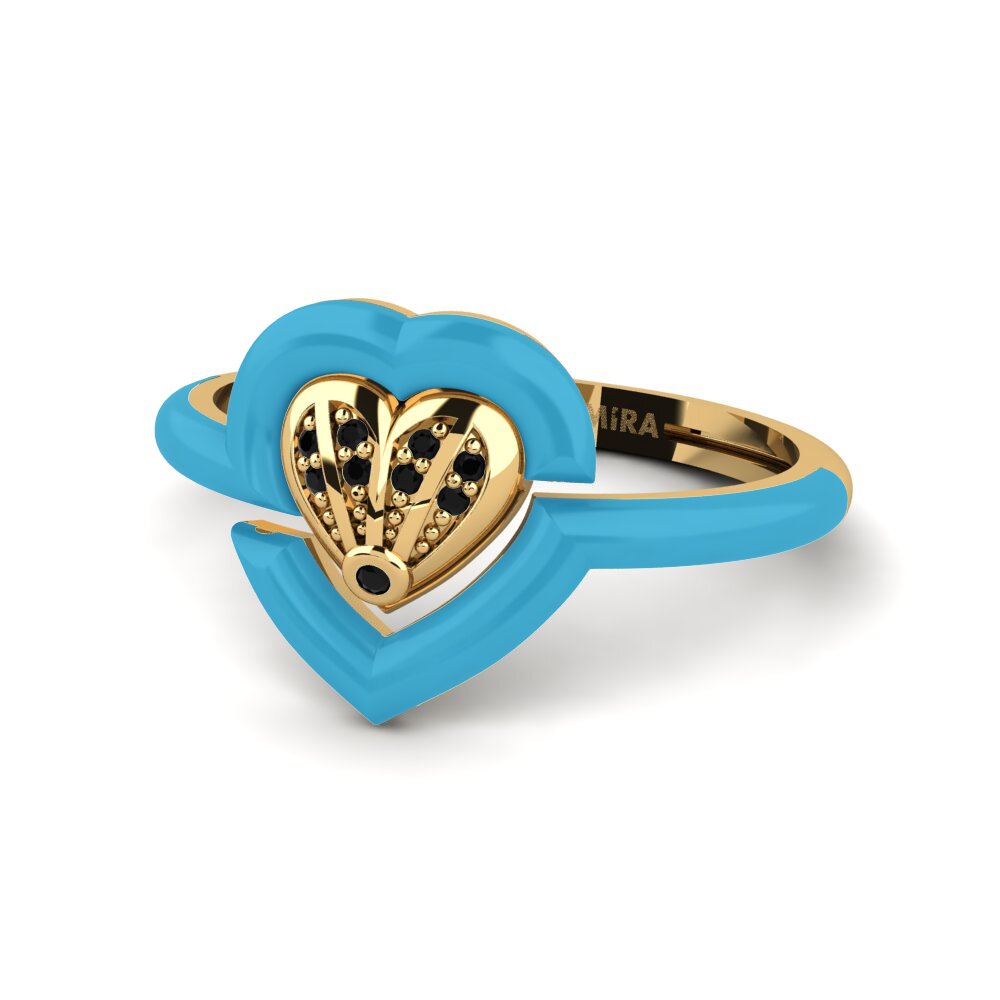 Schwarzer Diamant Ring Enthusiasm