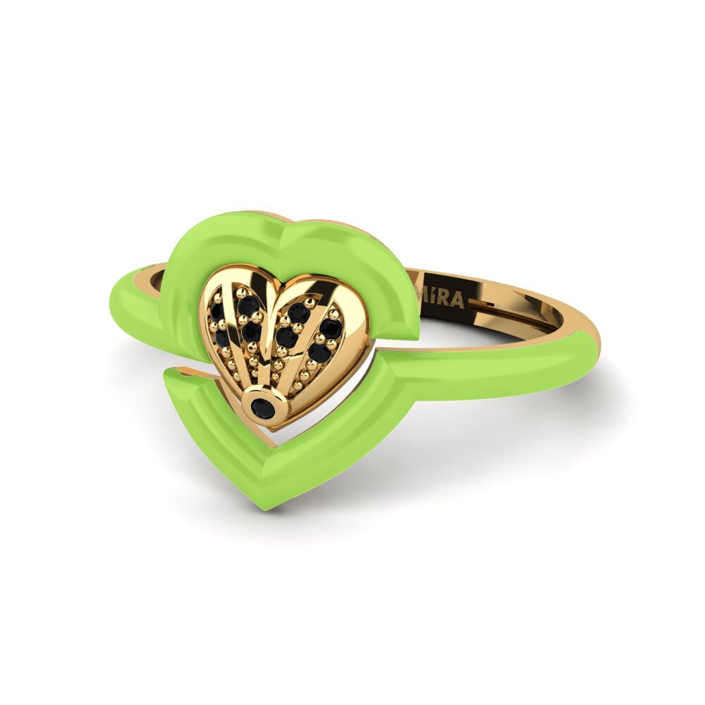 Schwarzer Diamant Ring Enthusiasm
