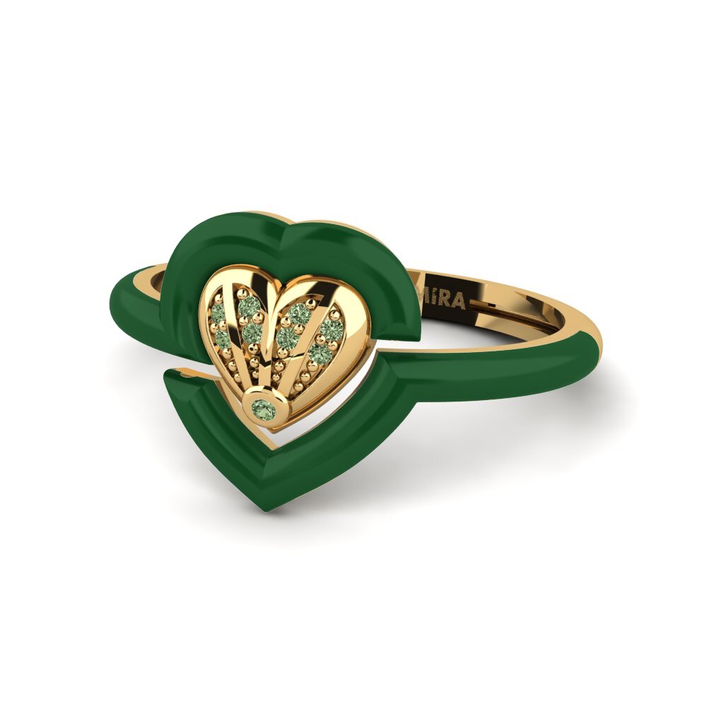 Green Diamond Ring Enthusiasm