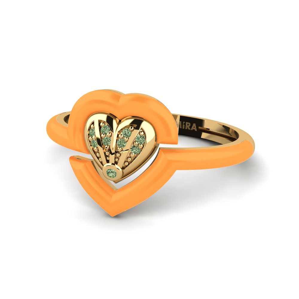 Grüner Diamant Ring Enthusiasm