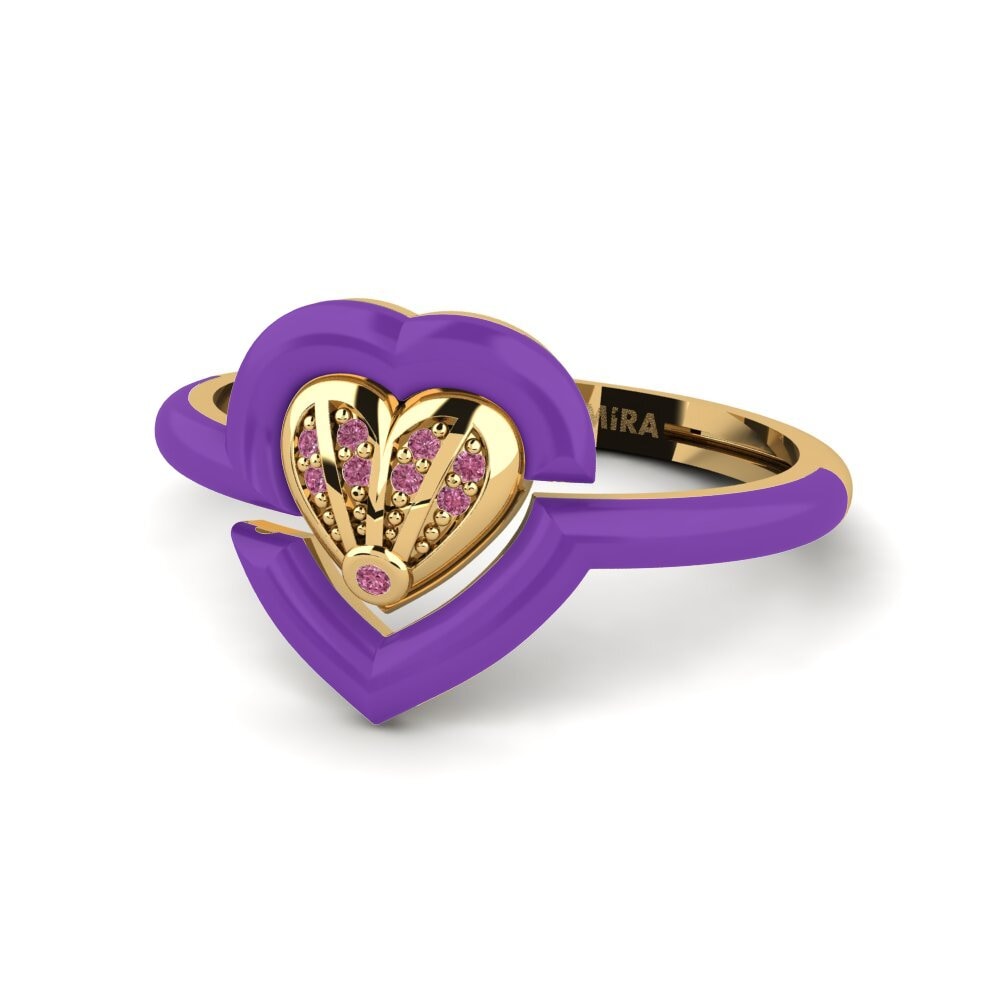 Granate Rhodolite Anillo Enthusiasm
