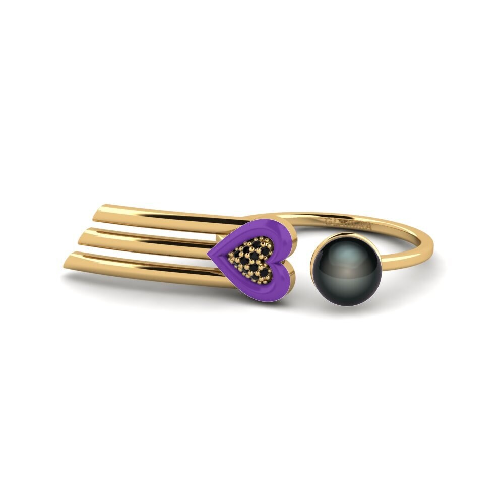 Zafiro negro Anillo Esperto