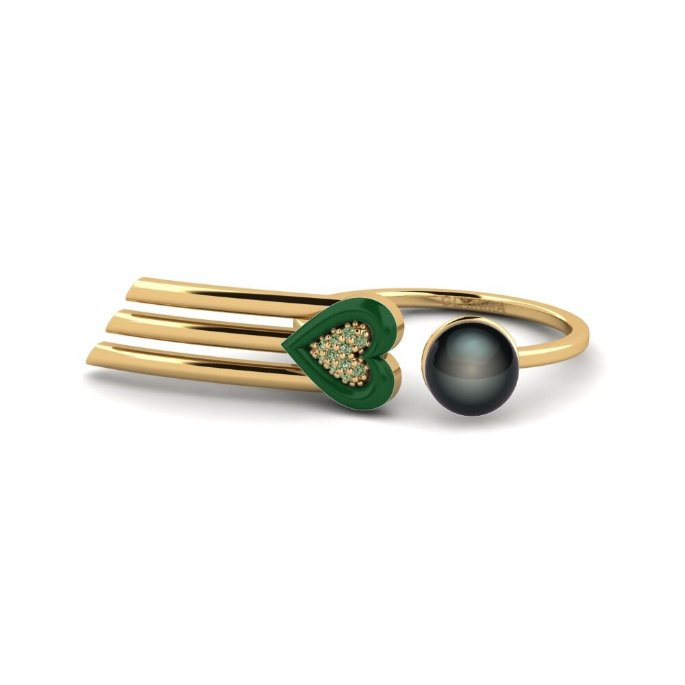 Green Diamond Ring Esperto