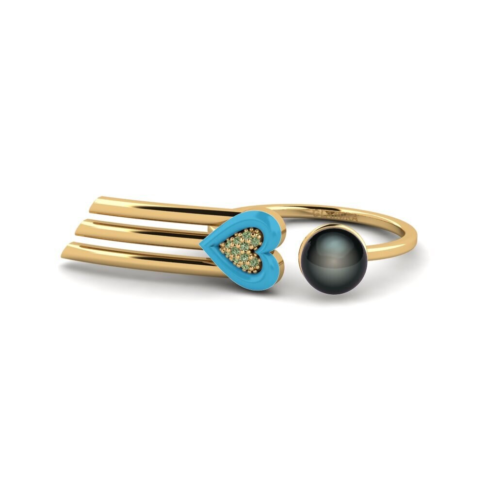Green Diamond Ring Esperto