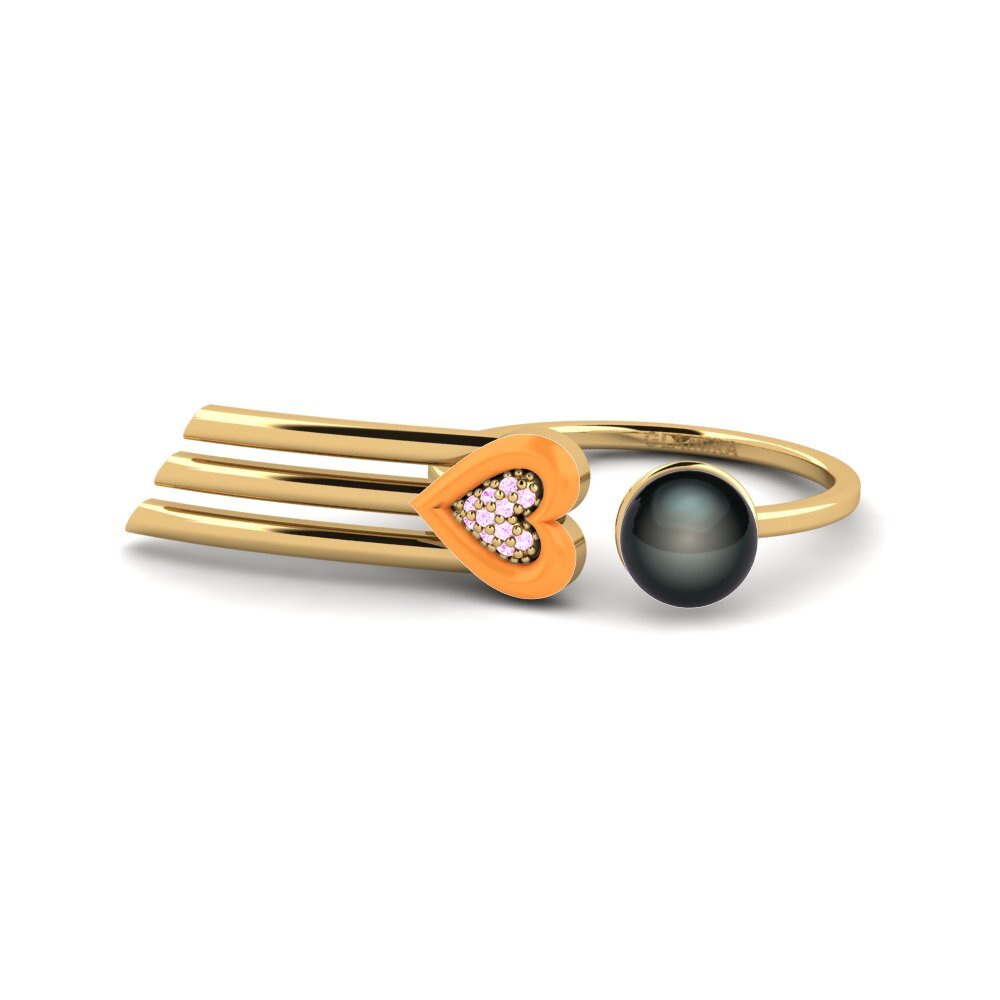 Zafiro Rosado Anillo Esperto