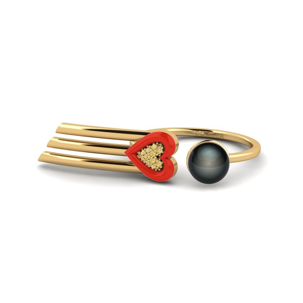 Gelber Diamant Ring Esperto