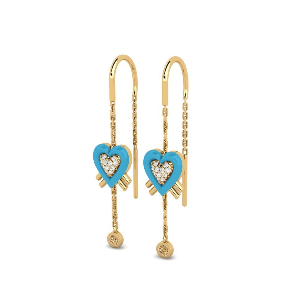 Brown Diamond Women's Earring Esprit
