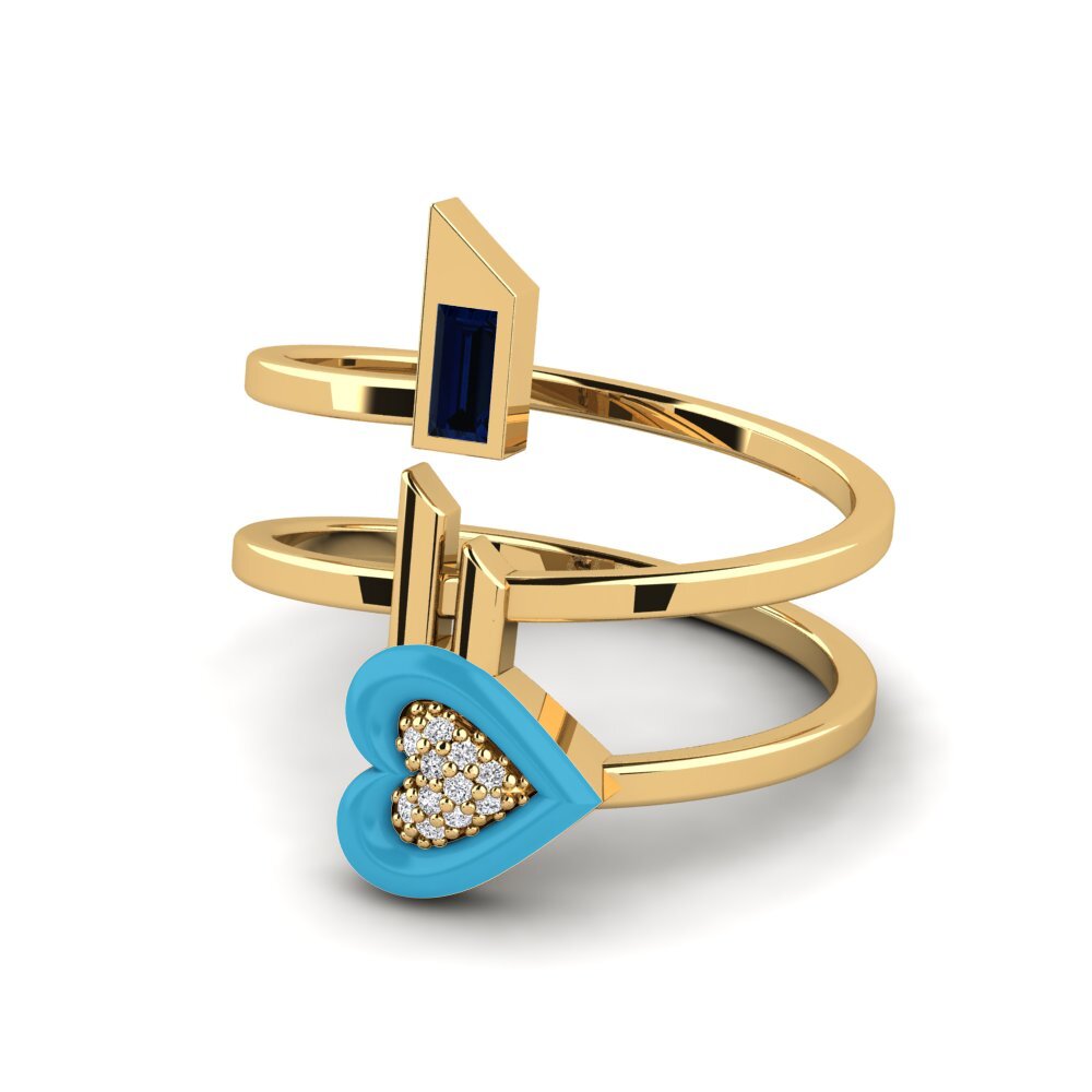 Saphir Ring Estetico