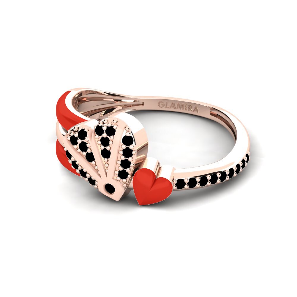 Zafiro negro Anillo Evermore