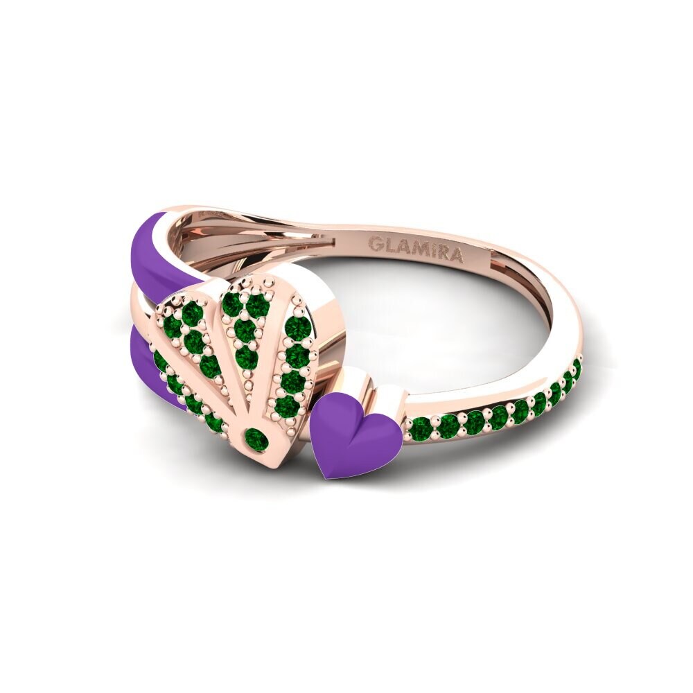 Grüner Zirkonia Ring Evermore
