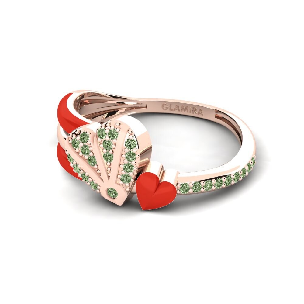 Grüner Diamant Ring Evermore