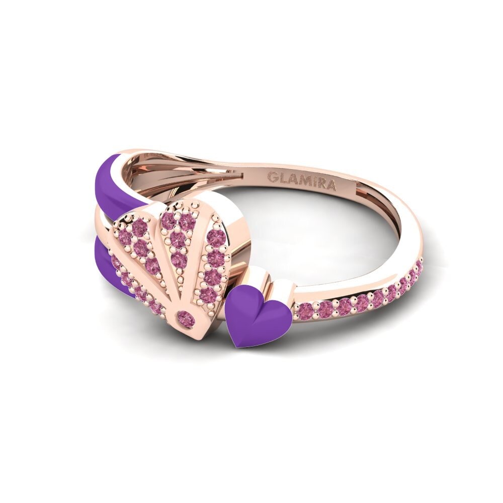 Granate Rhodolite Anillo Evermore