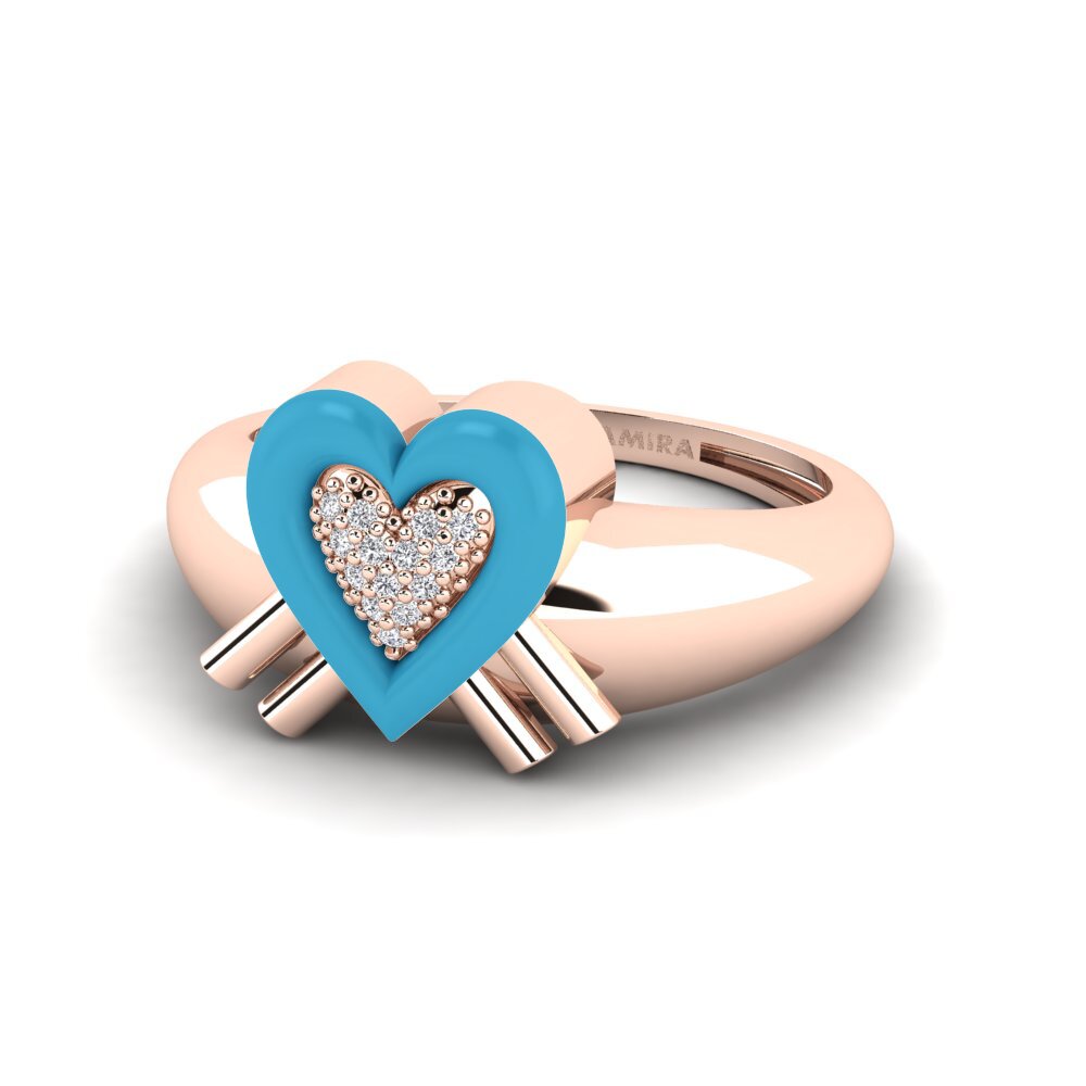 18ct Rose Gold Ring Extragrande