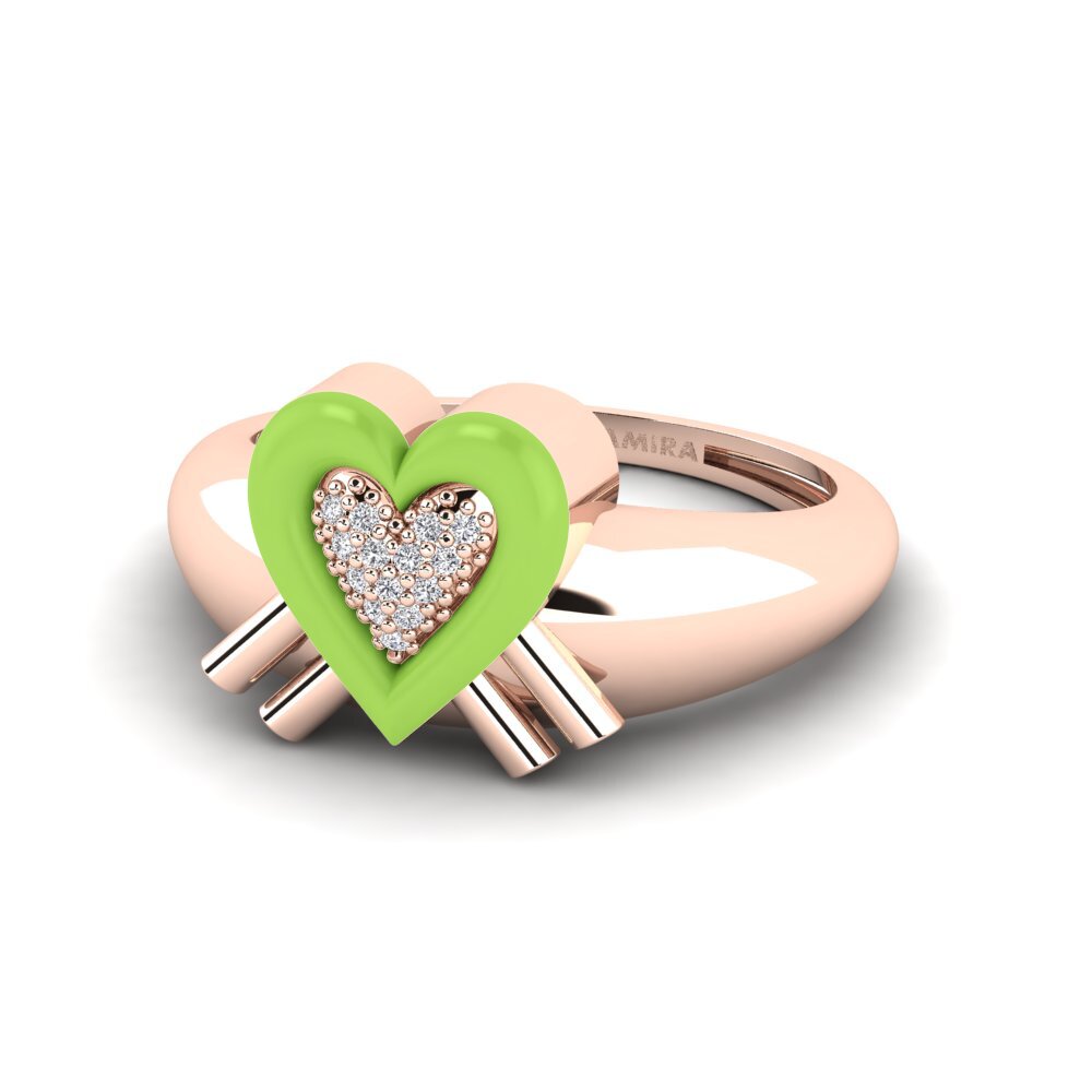 Rotgold 375 Ring Extragrande