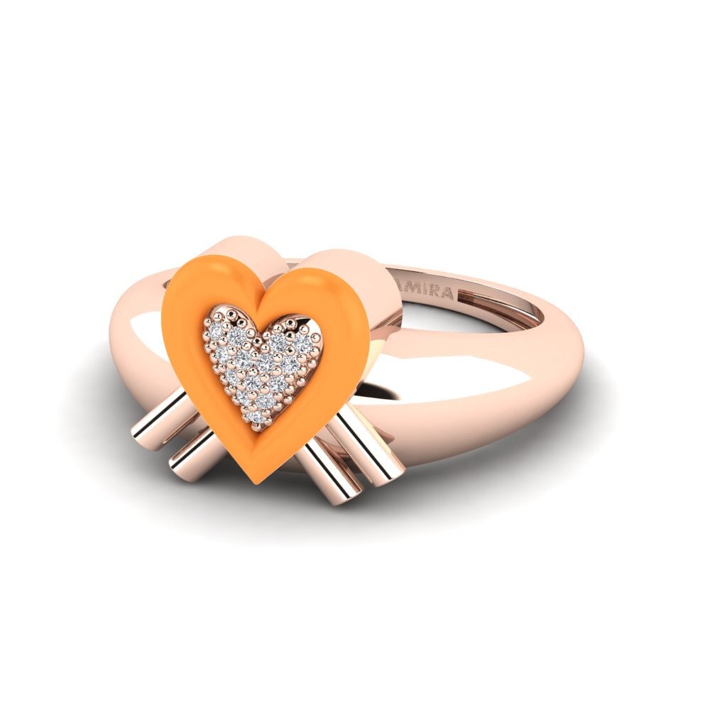 Rotgold 375 Ring Extragrande