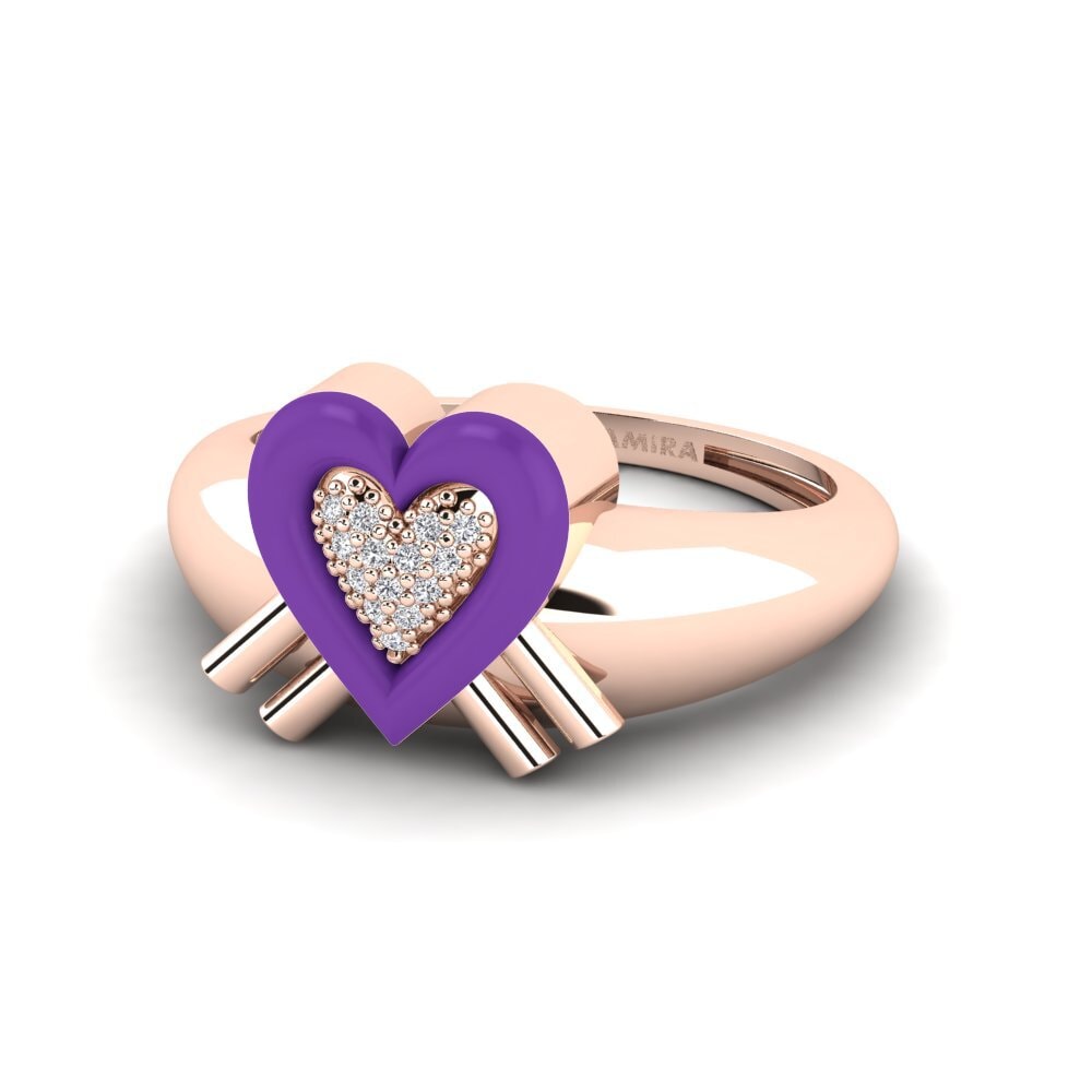 Rotgold 375 Ring Extragrande