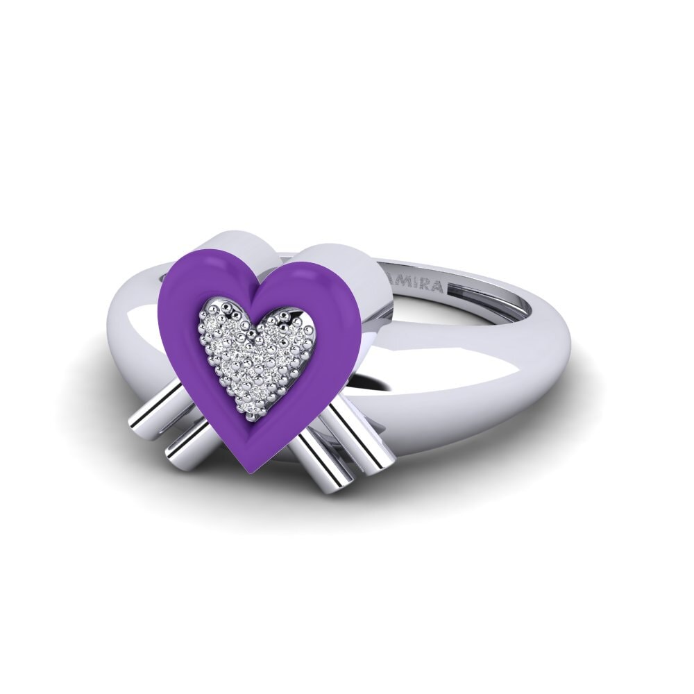 950 Platin Ring Extragrande