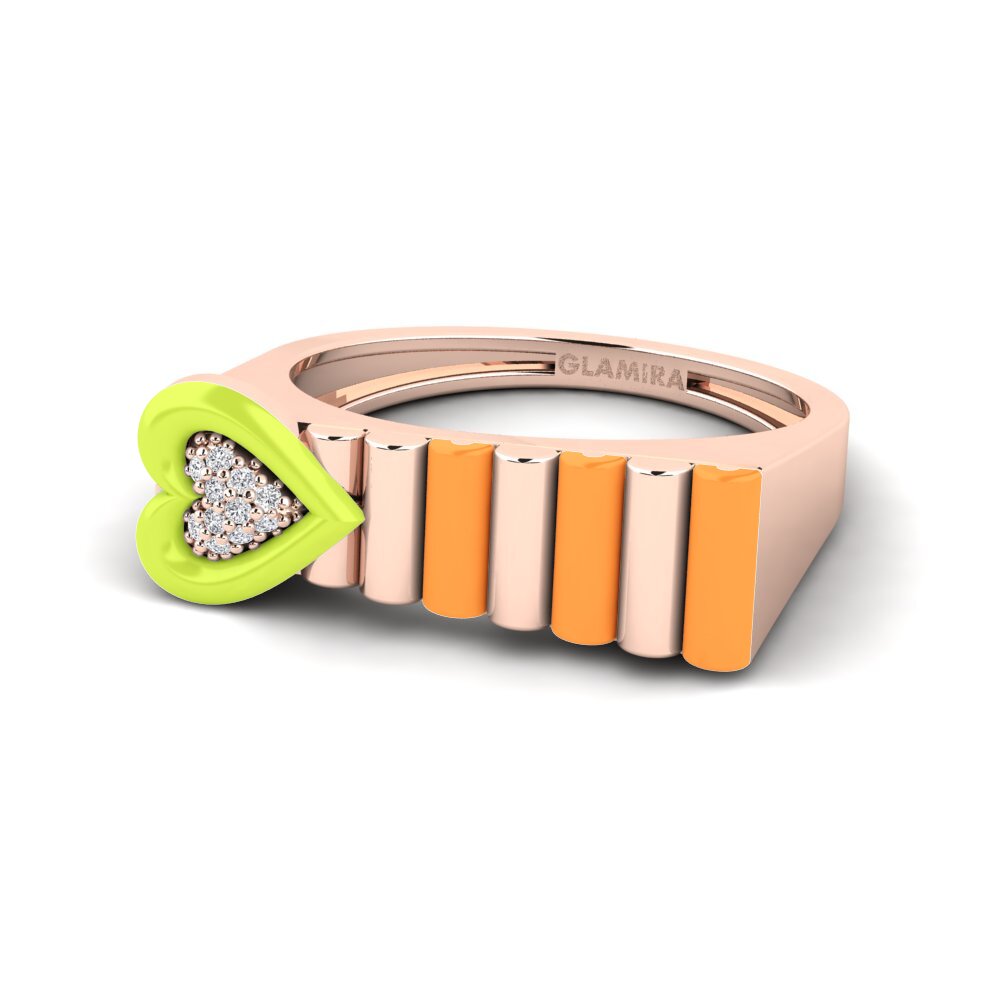 9ct Rose Gold Ring Fresco