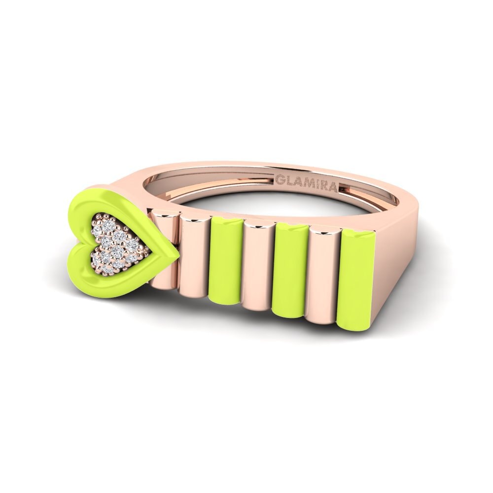 Rotgold 585 Ring Fresco
