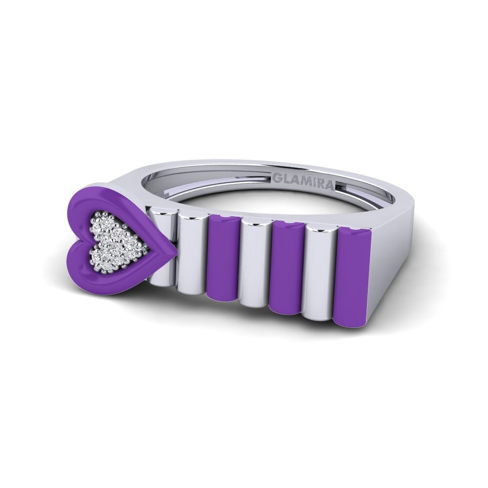 950 Platin Ring Fresco