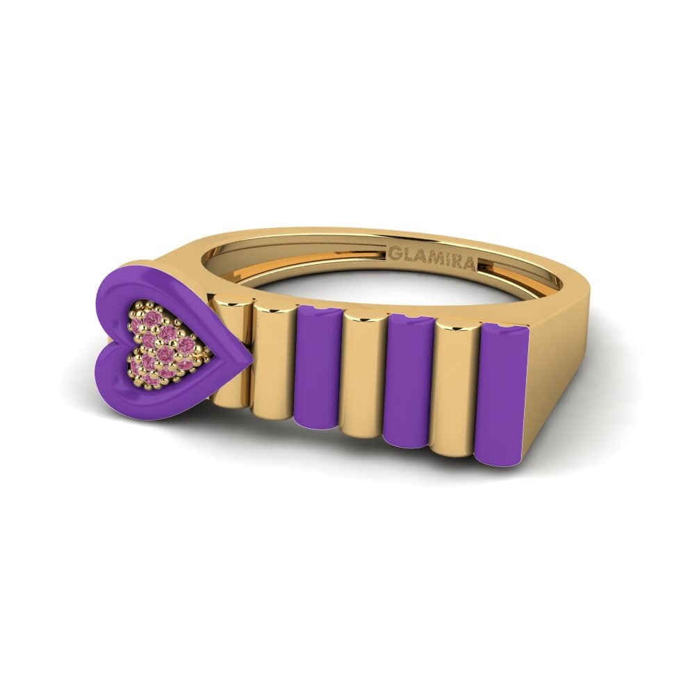 Granate Rhodolite Anillo Fresco
