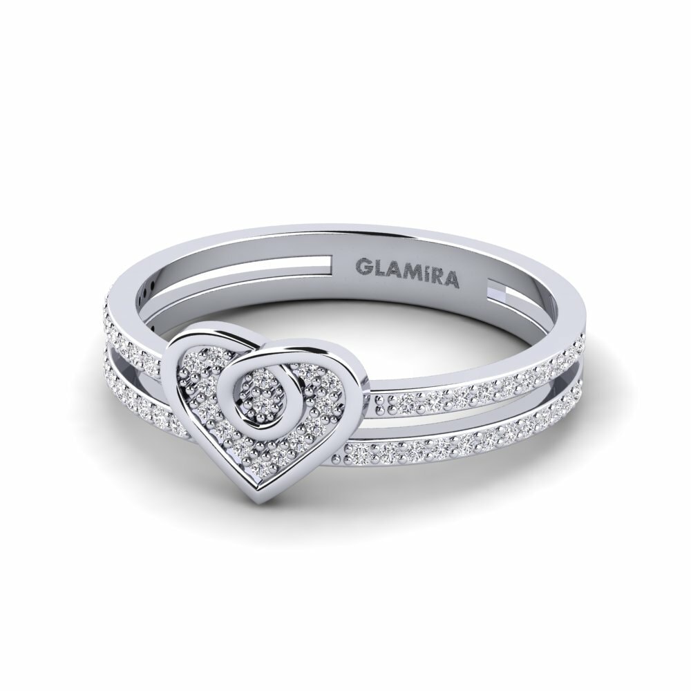 Bague Gugma Argent Blanc