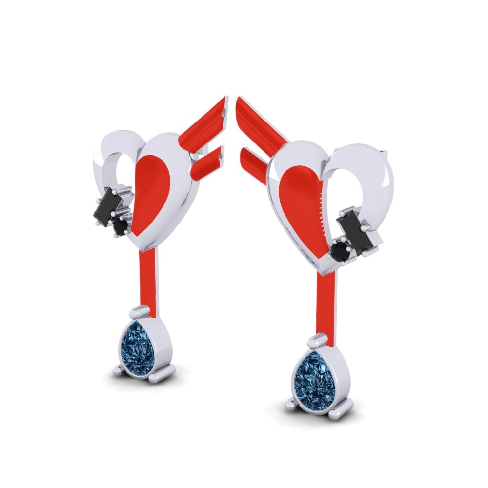 Diamante Azul Pendiente de mujer Hoffnung B