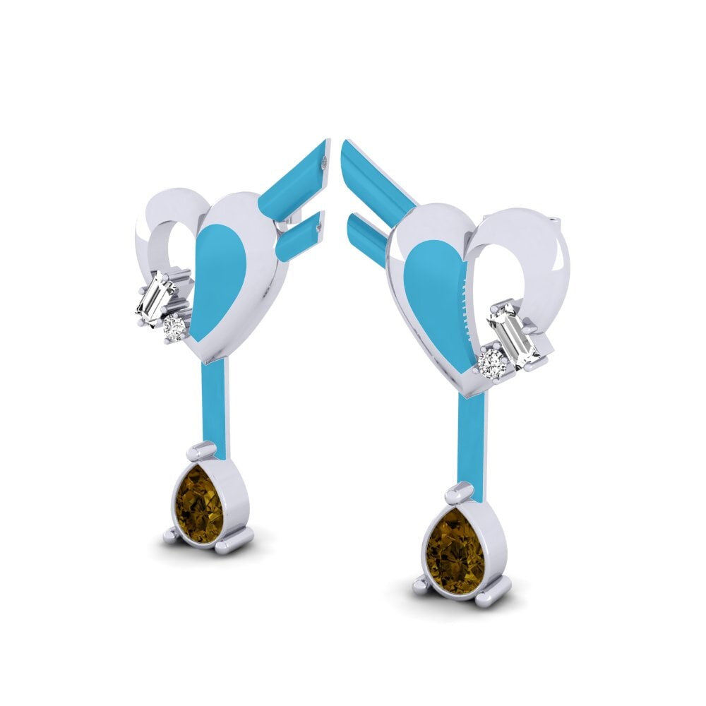 Brown Zircon Women's Earring Hoffnung B