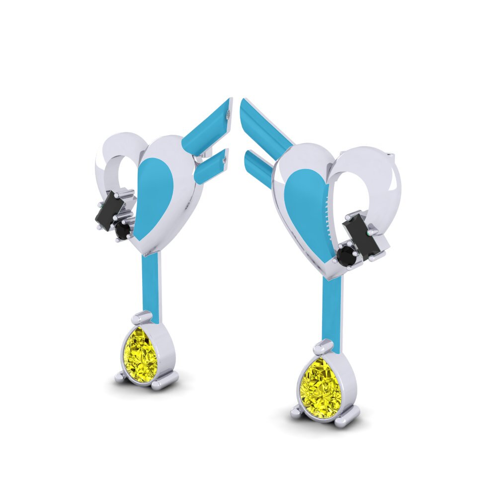 Yellow Diamond Women's Earring Hoffnung B