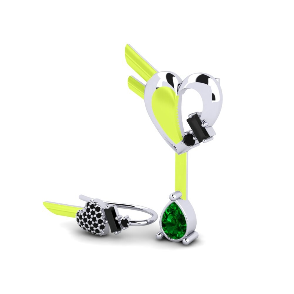 Green Zirconia Women's Earring Hoffnung Set