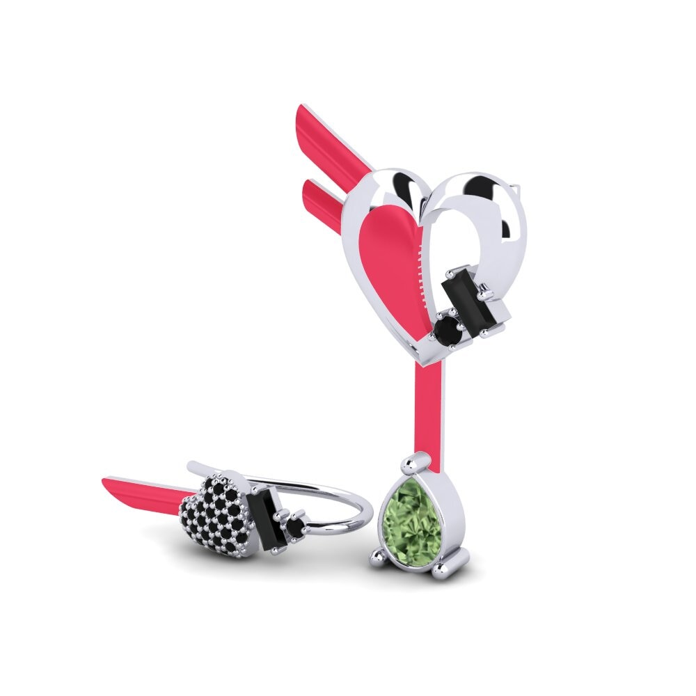 Zafiro Verde Pendiente de mujer Hoffnung Set