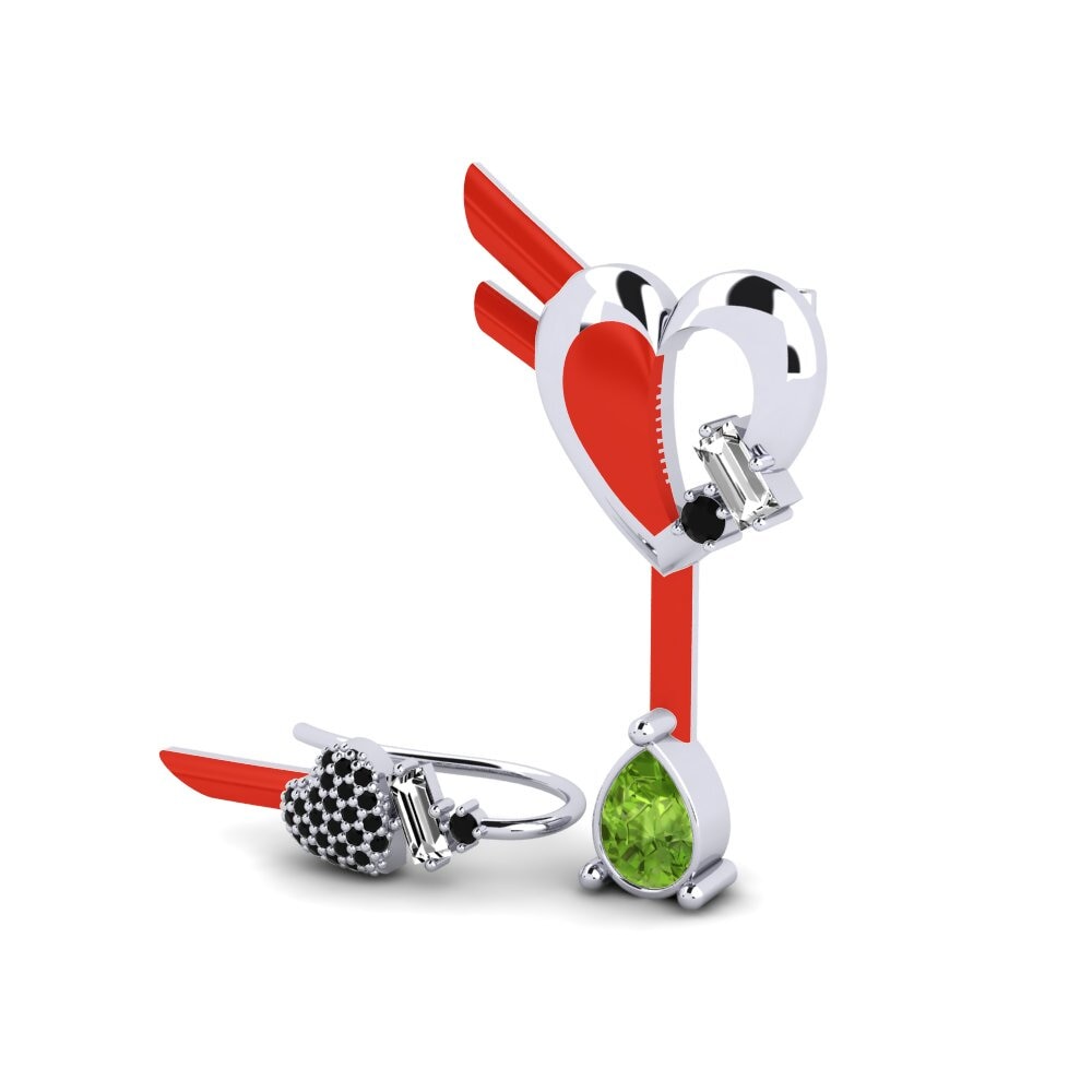 Peridoto Pendiente de mujer Hoffnung Set