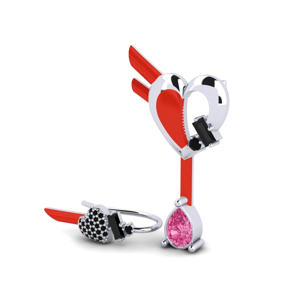 Pink Tourmaline Women's Earring Hoffnung Set