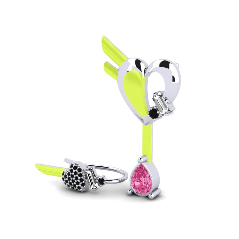 Turmalina rosa Pendiente de mujer Hoffnung Set
