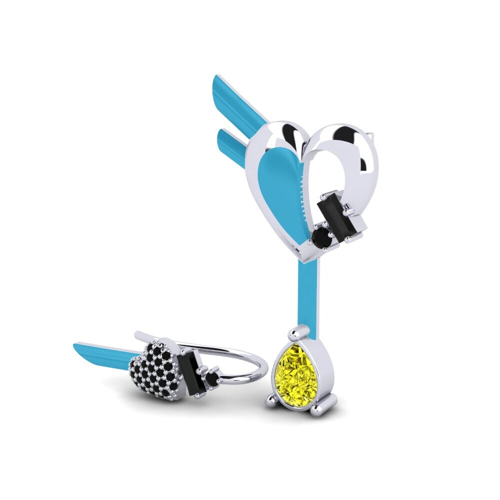 Yellow Diamond Women's Earring Hoffnung Set