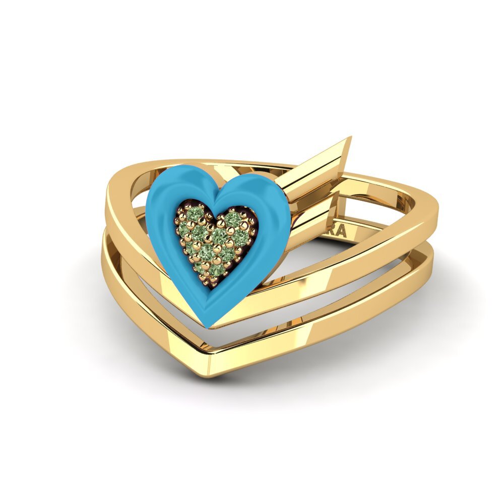 Green Diamond Ring Insiem