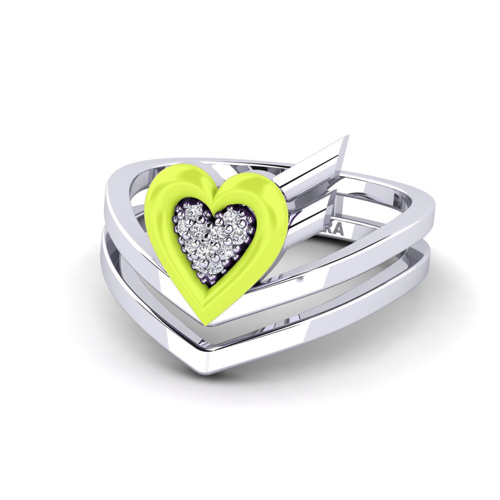 950 Palladium Ring Insiem
