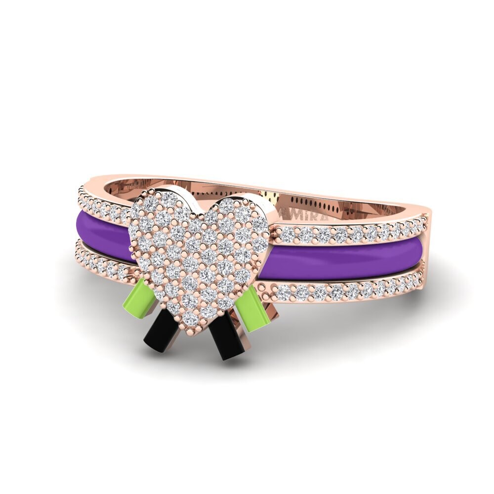 9ct Rose Gold Ring Kraftvoll