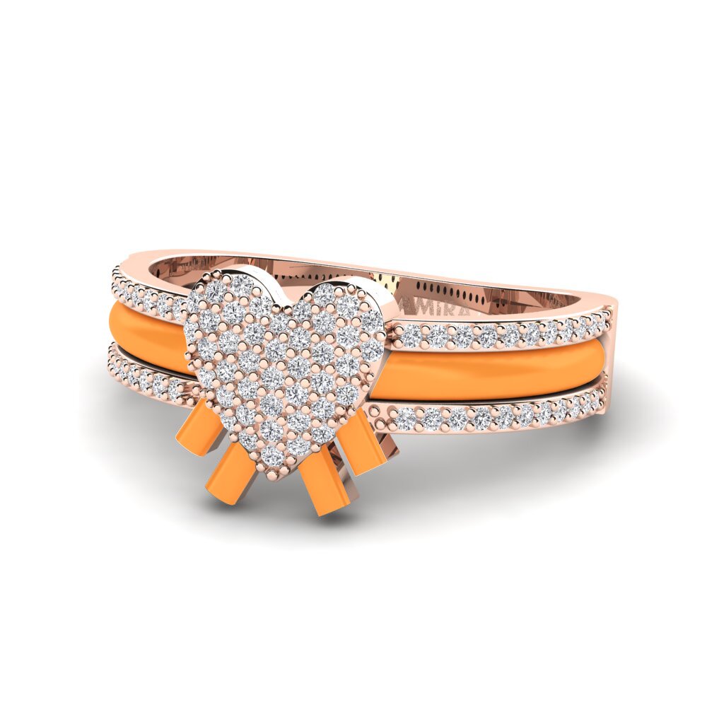 Rotgold 375 Ring Kraftvoll