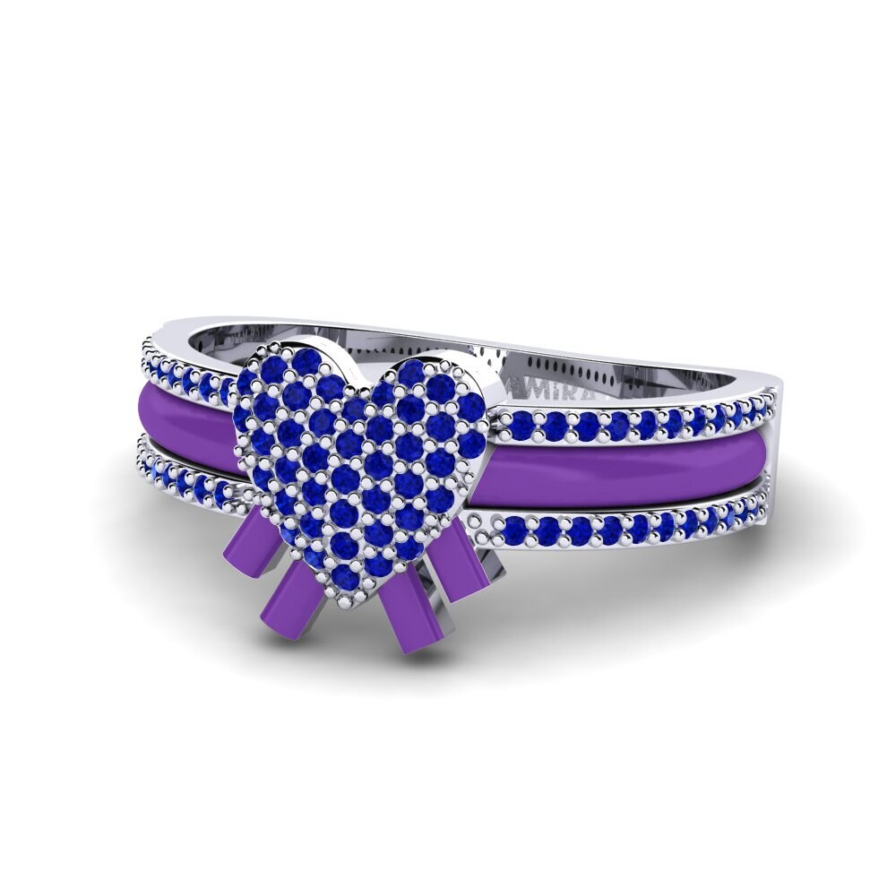 Zafiro Anillo Kraftvoll