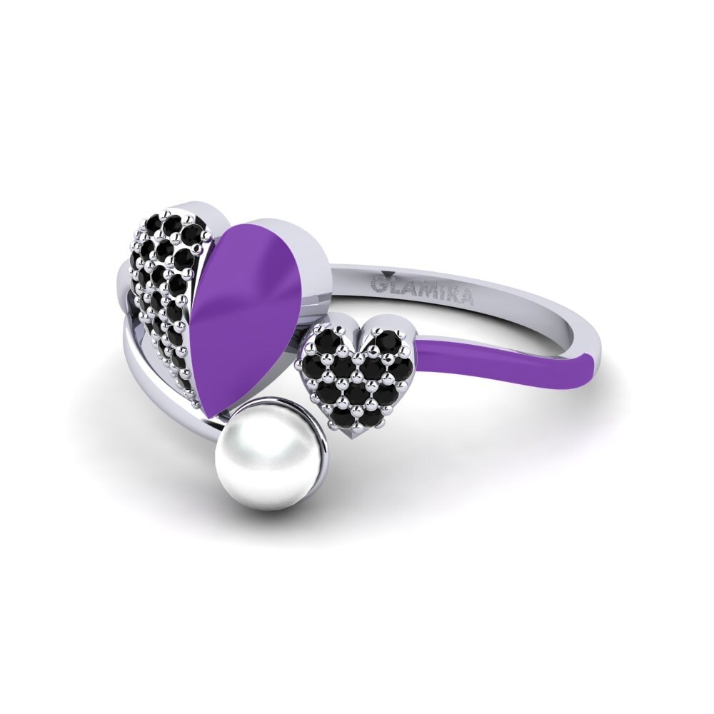 Diamante Negro Anillo Lastkiss
