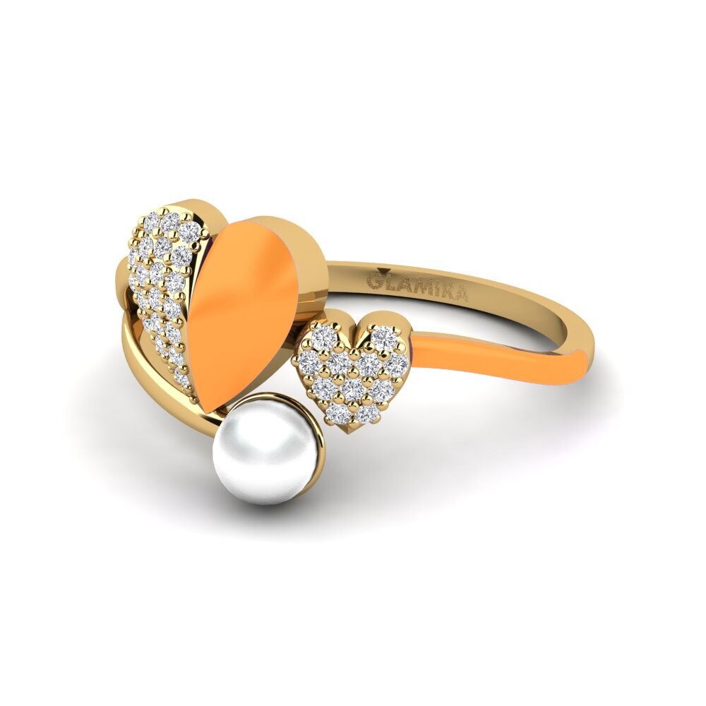 Gelbgold 585 Ring Lastkiss