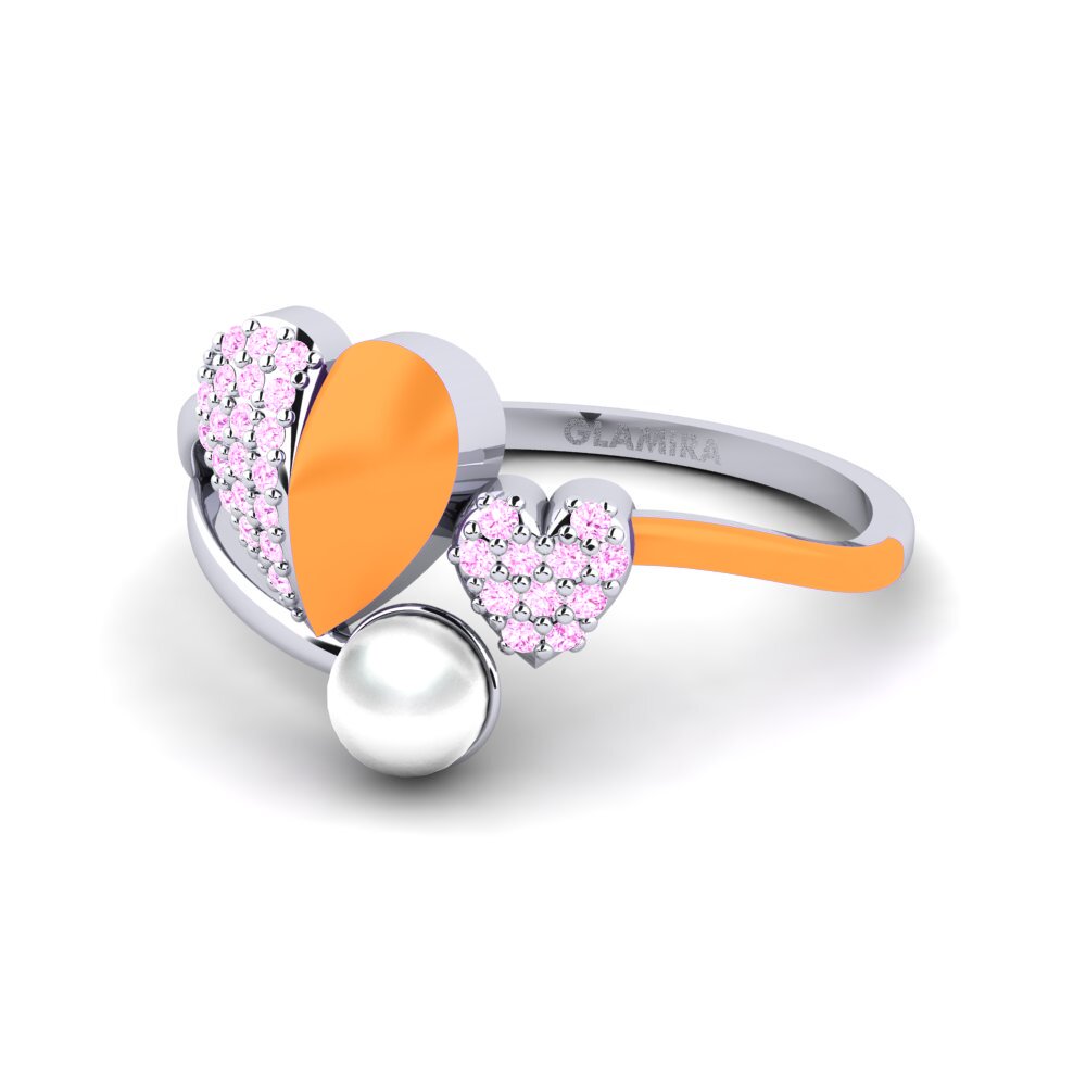 Zafiro Rosado Anillo Lastkiss