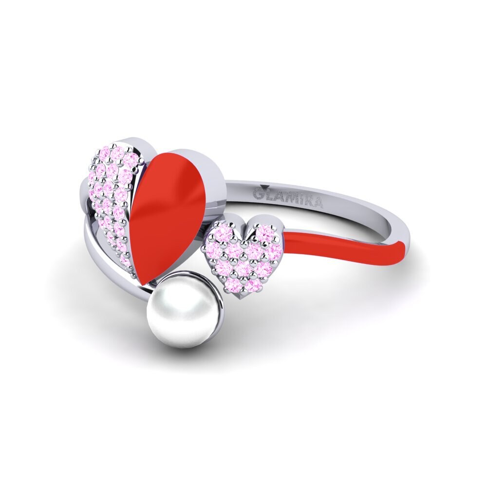 Zafiro Rosado Anillo Lastkiss