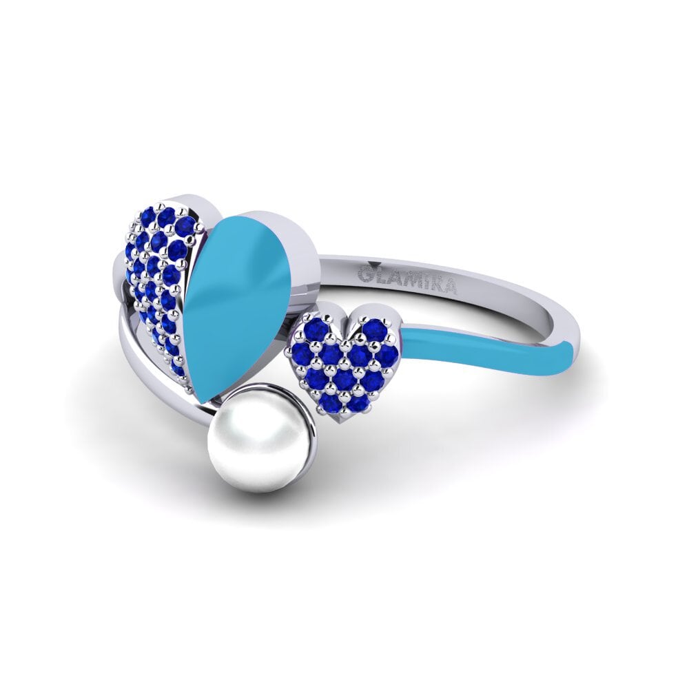 Saphir Ring Lastkiss