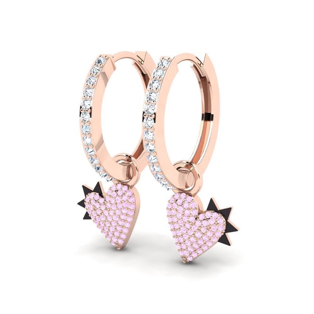 Safira Rosa Brincos Feminino Limitless E